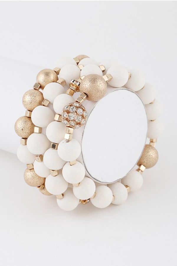 Major Moment Bracelet Set- White For Sale