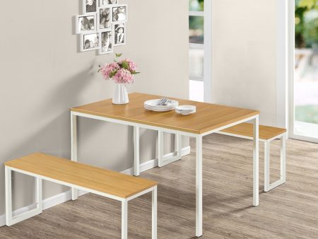 Zinus Soho Dining Table and Bench Set Cheap