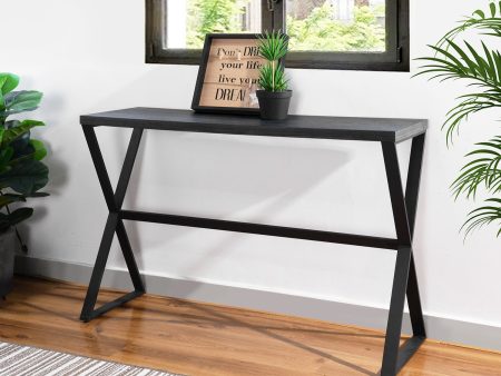 Black Wood Matte Console Table- Model Carval Discount