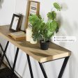 Oak Modern Console Table- Model Hes Hot on Sale