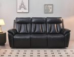 Black 3 PC Air Leather Power Recliner Sofa Set- Includes USB, Storage & Cup Holders- Model #8015 Online now