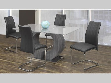 5 PC Glass Dining Table Set-  Model Napa Online