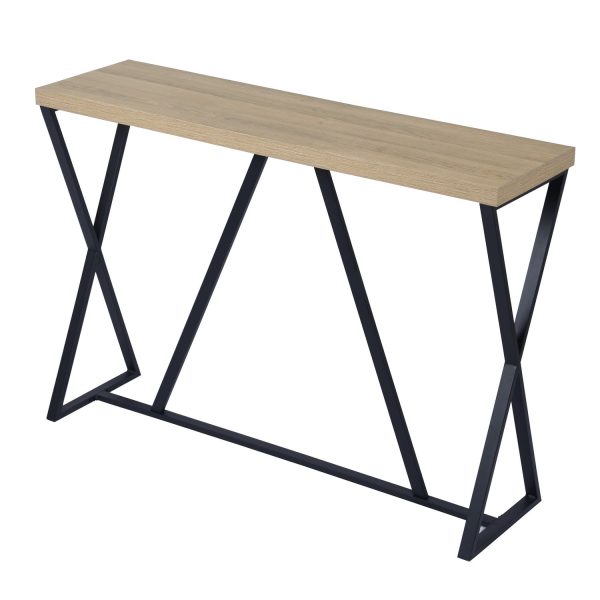 Oak Modern Console Table- Model Hes Hot on Sale