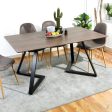 Wood Brown Dining Table - Model Royal Supply