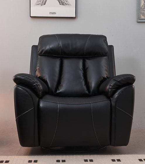 Black 3 PC Air Leather Power Recliner Sofa Set- Includes USB, Storage & Cup Holders- Model #8015 Online now