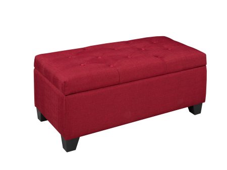 Red Storage Bench- Model #20091B Supply