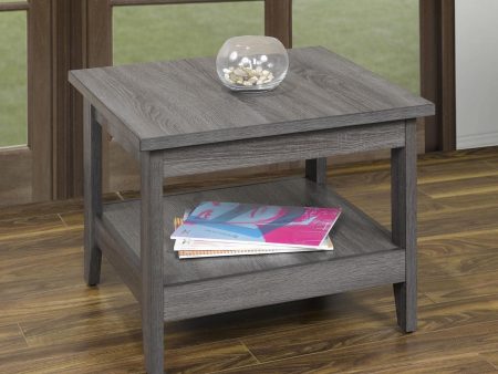 Wood Storage End Table With Shelf- Model Agatha Cheap