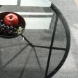 Round Black Glass Coffee Table- Model Canes For Discount