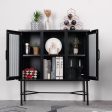 Black Metal 2 Door Accent Cabinet- Model Richter Online Hot Sale